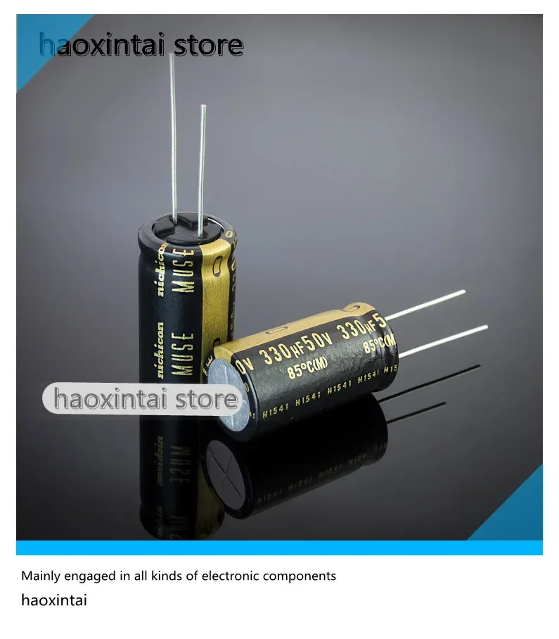 5PCS 330uF 50V 16*31.5MM KZ MUSE full range of Nichicon Nikon Japan original fever audio electrolytic capacitor