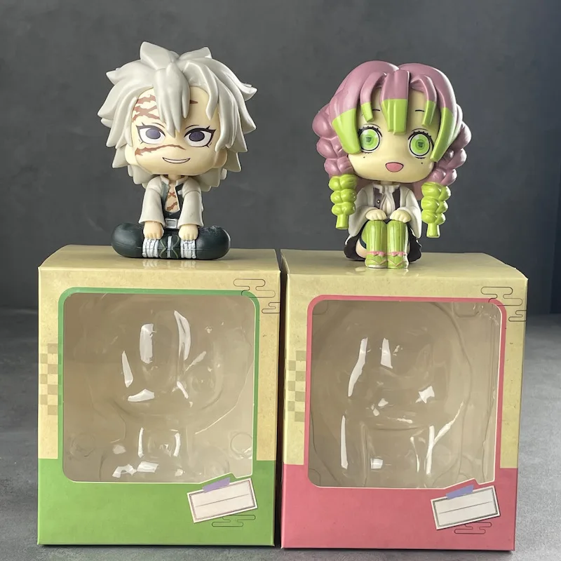 Japan Anime Demon Slayer LK Mitsuri Kanroji Sanemi Shinazugawa Giyuu Tomioka Muichiro Tokito Figure Toys 10cm view 3