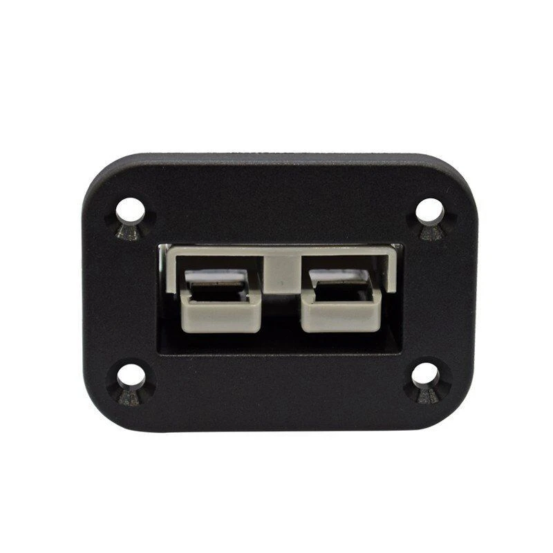 2X Flush Mount 50 Amp Anderson Plug Mounting Bracket Panel Cover For Caravan Camper Boat Truck