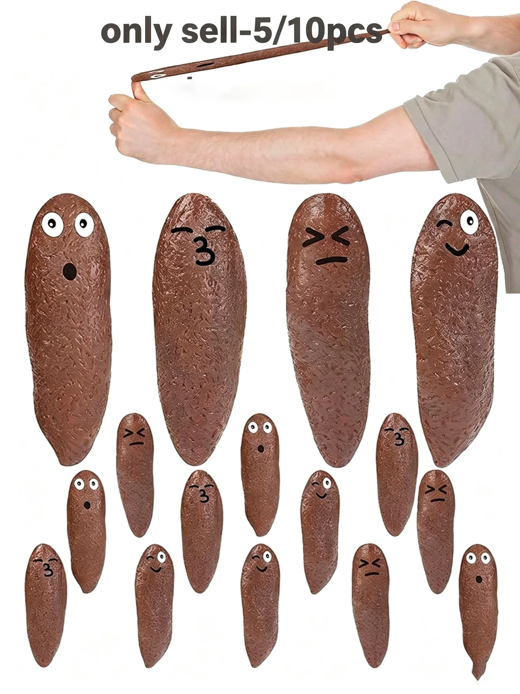 5/10 Pack Fun Finger Slingshot Toys Sticky Rubber Flight Shooting Game Party Gifts Prank Gifts Adult Suitable Birthday Gift Bag