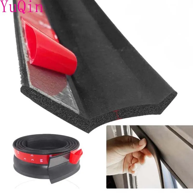 A roll Thick Garage Door Bottom Weather Stripping Rubber Sealing Strip Replacement Adehesive Door Bottom Seal