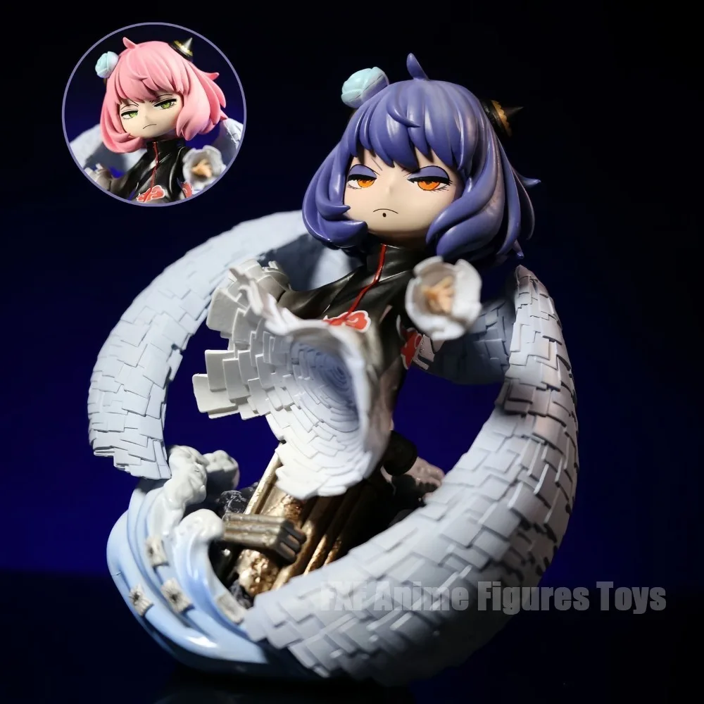 7.09in/18cm Anime Figure Anya Forger Cosplay Konan Action Figures Pvc Desktop Ornamen Collection Model Toys Gifts