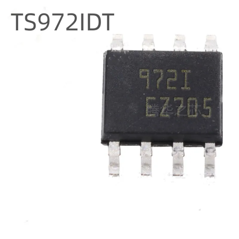 

10PCS new TS972IDT Silkscreen 972I Patch SOP-8 low noise operational amplifier chip