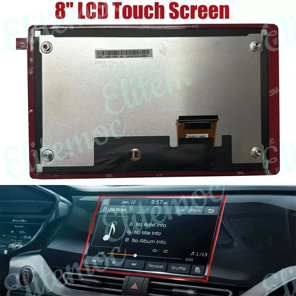 

LA080WV9 LCD Display Touch Screen for HYUNDAI Santa Fe 2019-2020 Navigation LA080WV9-SL02 96560S2301 96560 96160K2830MDD