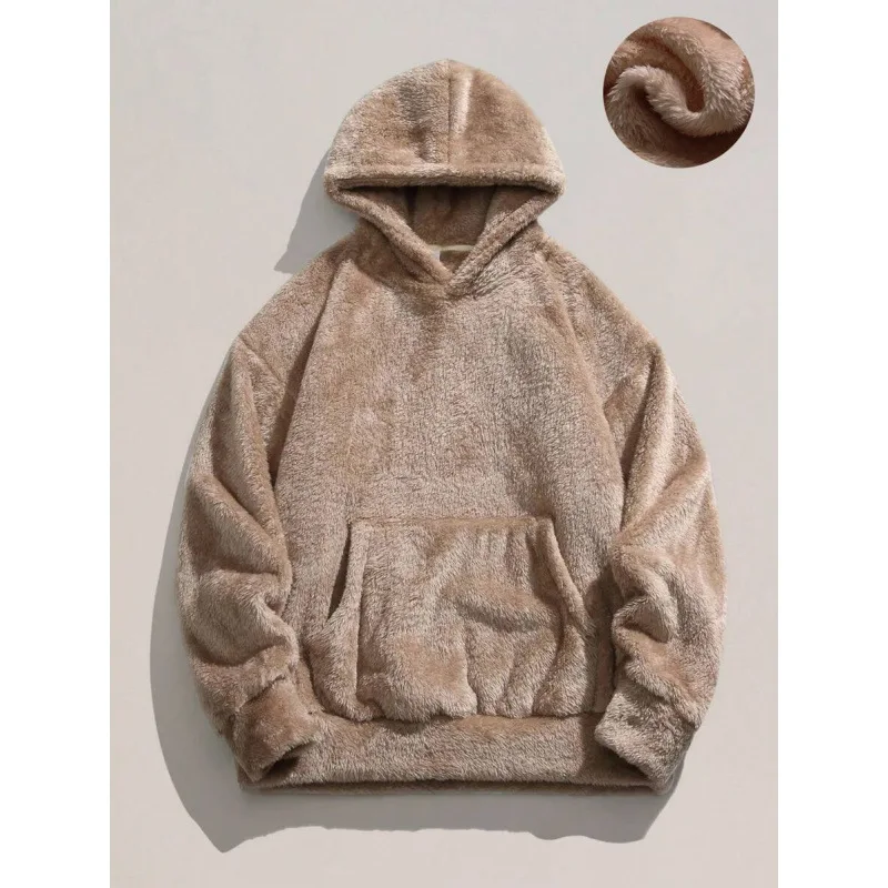 

Плюшевая толстовка-худи женская, весна 2026, не деформируется, в стиле кардигана, с различными узорами, доступна в магазинах