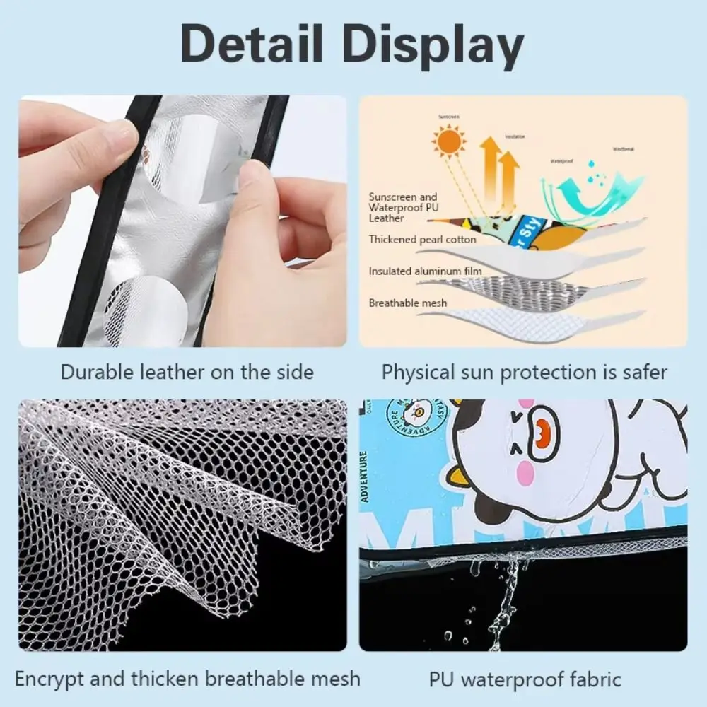 مقاوم للماء مركبة كهربية واقية من الشمس قفازات مكافحة الشمس يندبروف المقود قبضة حامي تنفس بولي كلوريد الفينيل مقبض غطاء مقبض