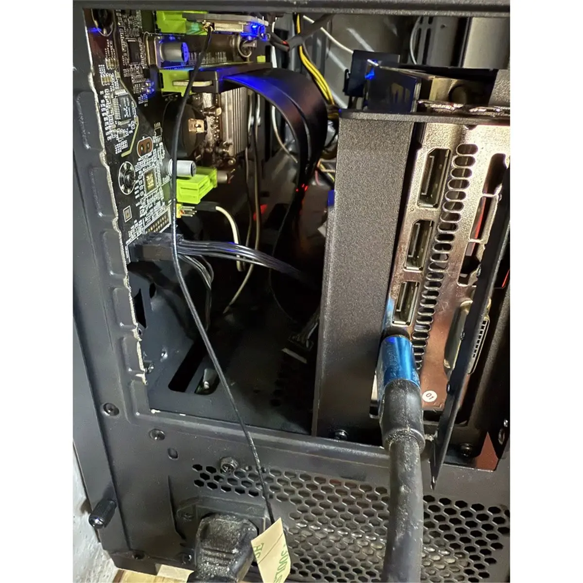 PCI-E 3.0 16X Riser Video Graphics Card Shielded Flexible 90° Mounting GPU Lossless Mount Extension Cable 15cm