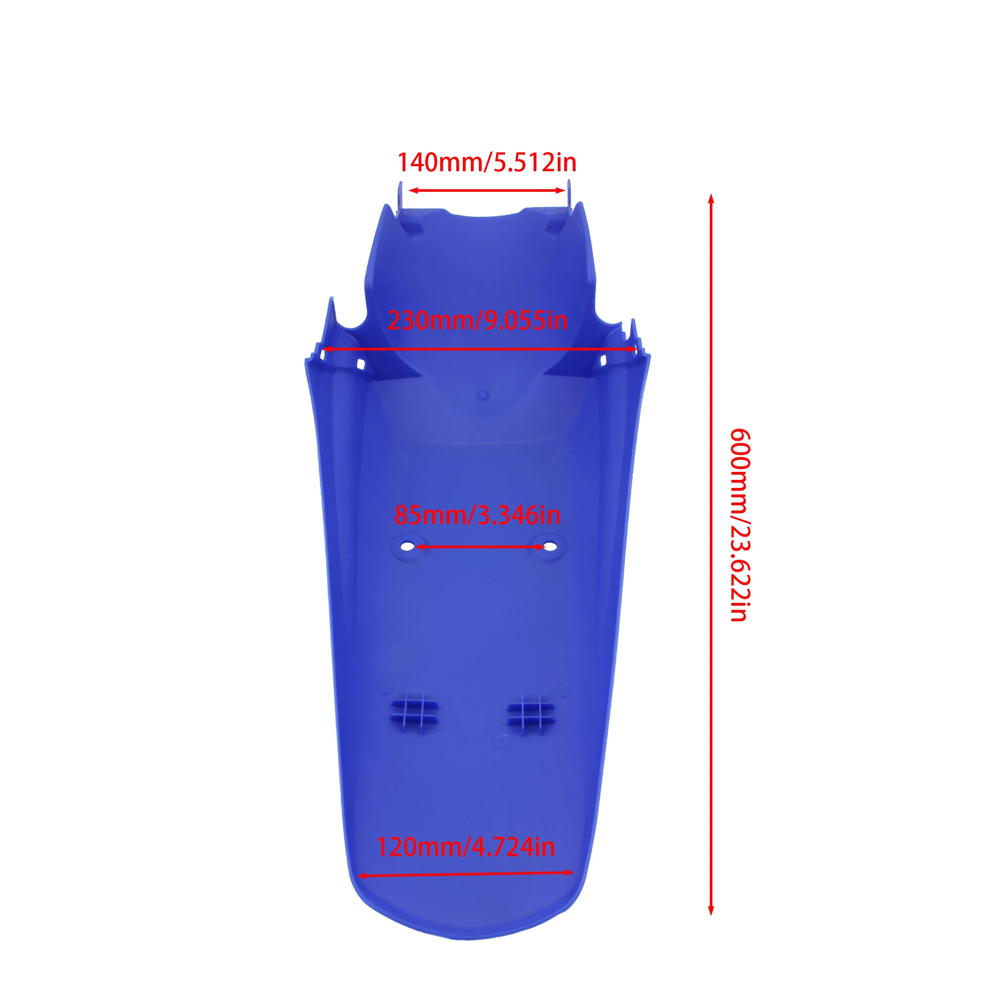 Enduro Motorcycle Rear Fender For Honda XR 250 R XR 400R For Yamaha Kawasaki Motorbike Plastic Mud Guard Tail Mudguard