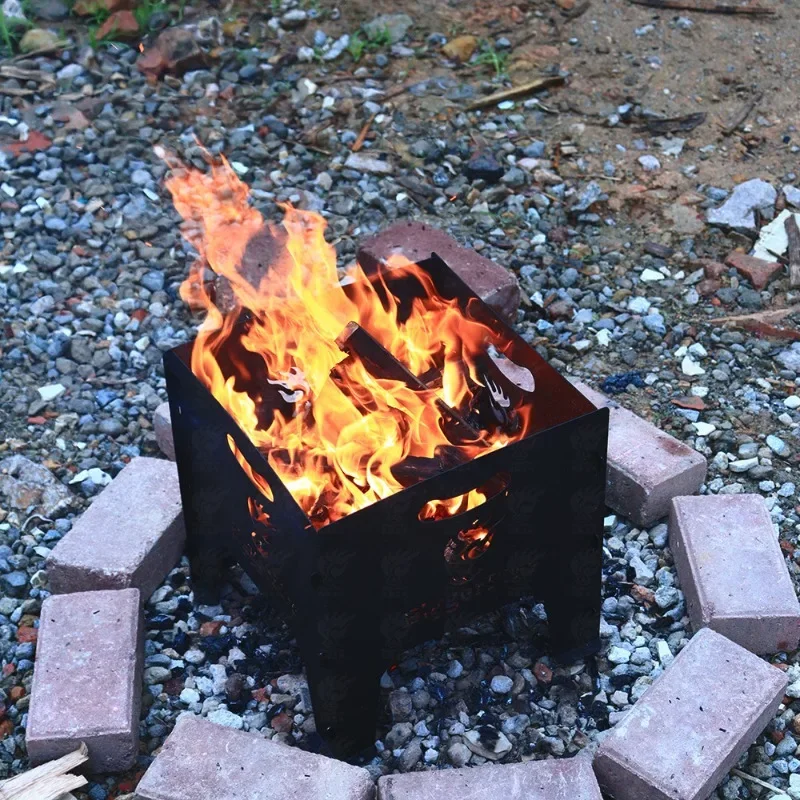 Incinerator Cross-border BBQ Outdoor Camping Yard Heating Campfire Firewood Stove Portable