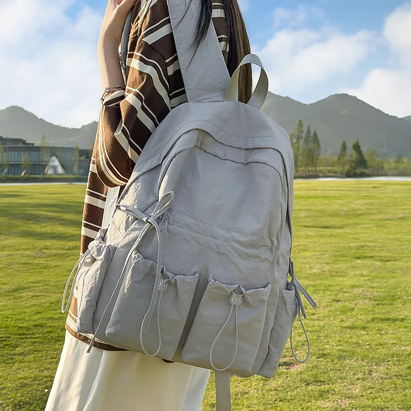 Large Capacity Backpack, Cute Girl Bow, High School Backpack, High Looks College Backpack for Female Students