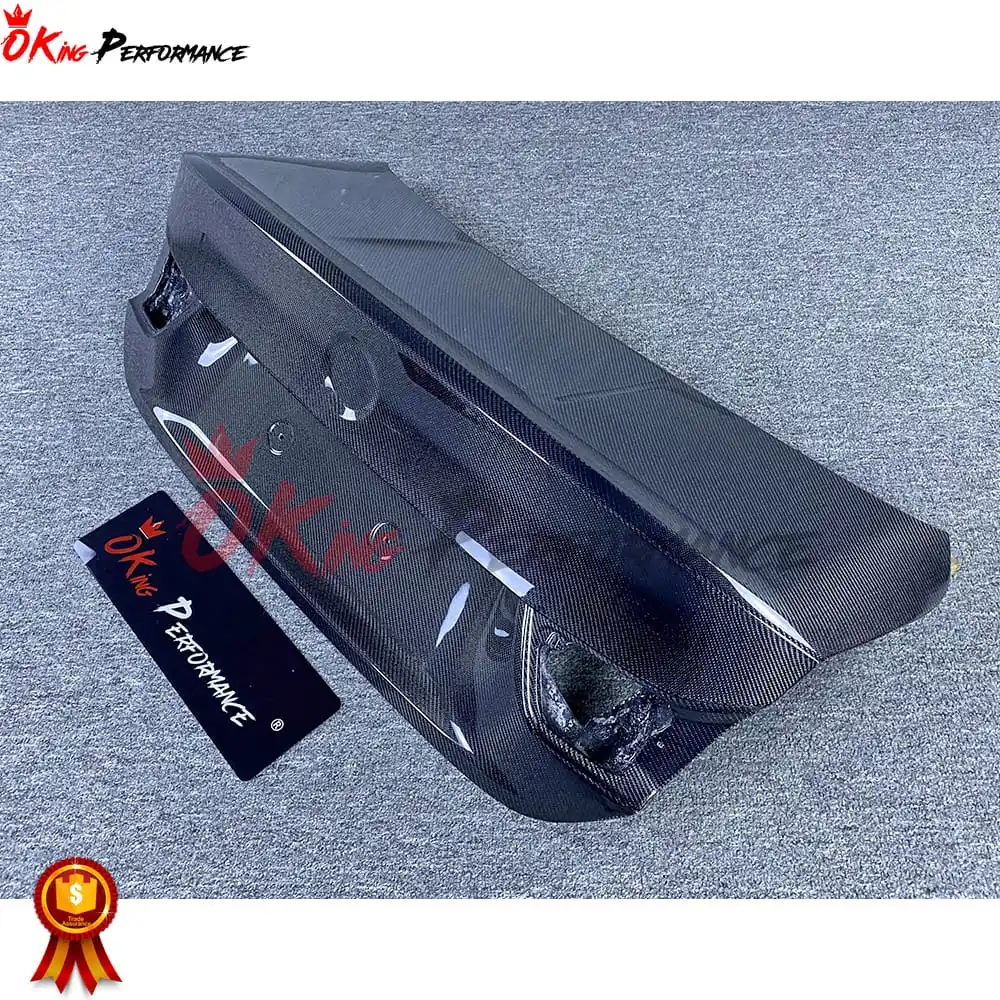 M4 F82 2014-2020용 OEM 스타일 카본 파이버 리어 트렁크 부트 리드