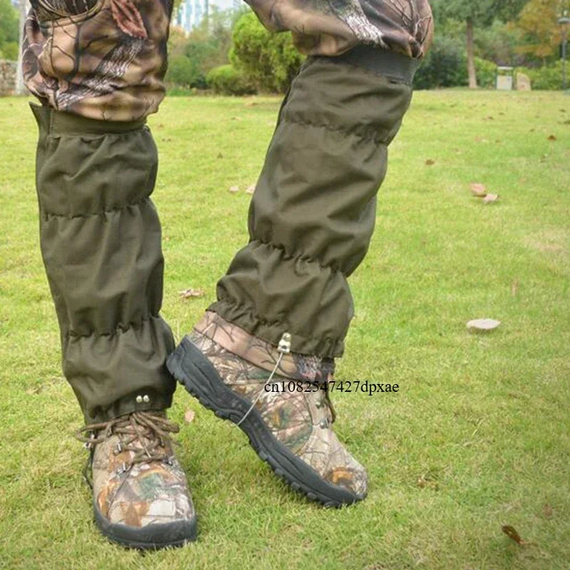 1Pairs Tactical Waterproof Leg Gaiters Climbing Legging Leg Protection Warmers Camping Hiking Boots Gaiters Hunting Shoes Cover