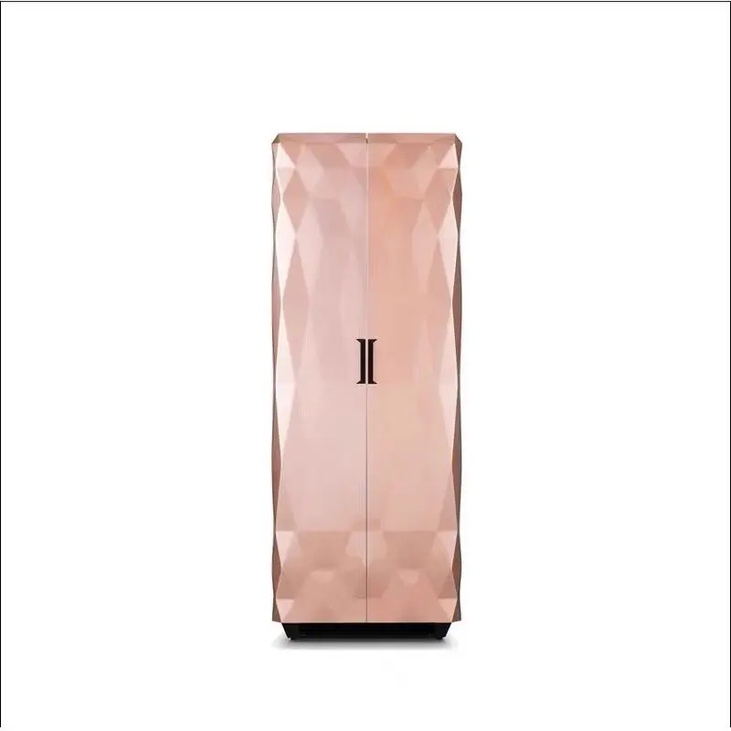 Italian light luxury wine cabinet luxury art villa luxury house dining side cabinet advanced storage high cabinet