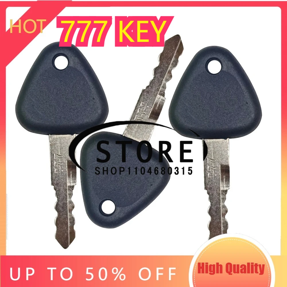 

20/10/5/1pcs 777 New Ignition Key – Replacement Starter Switch Keys for Vo Excavators Heavy Equipment & Multiple Models