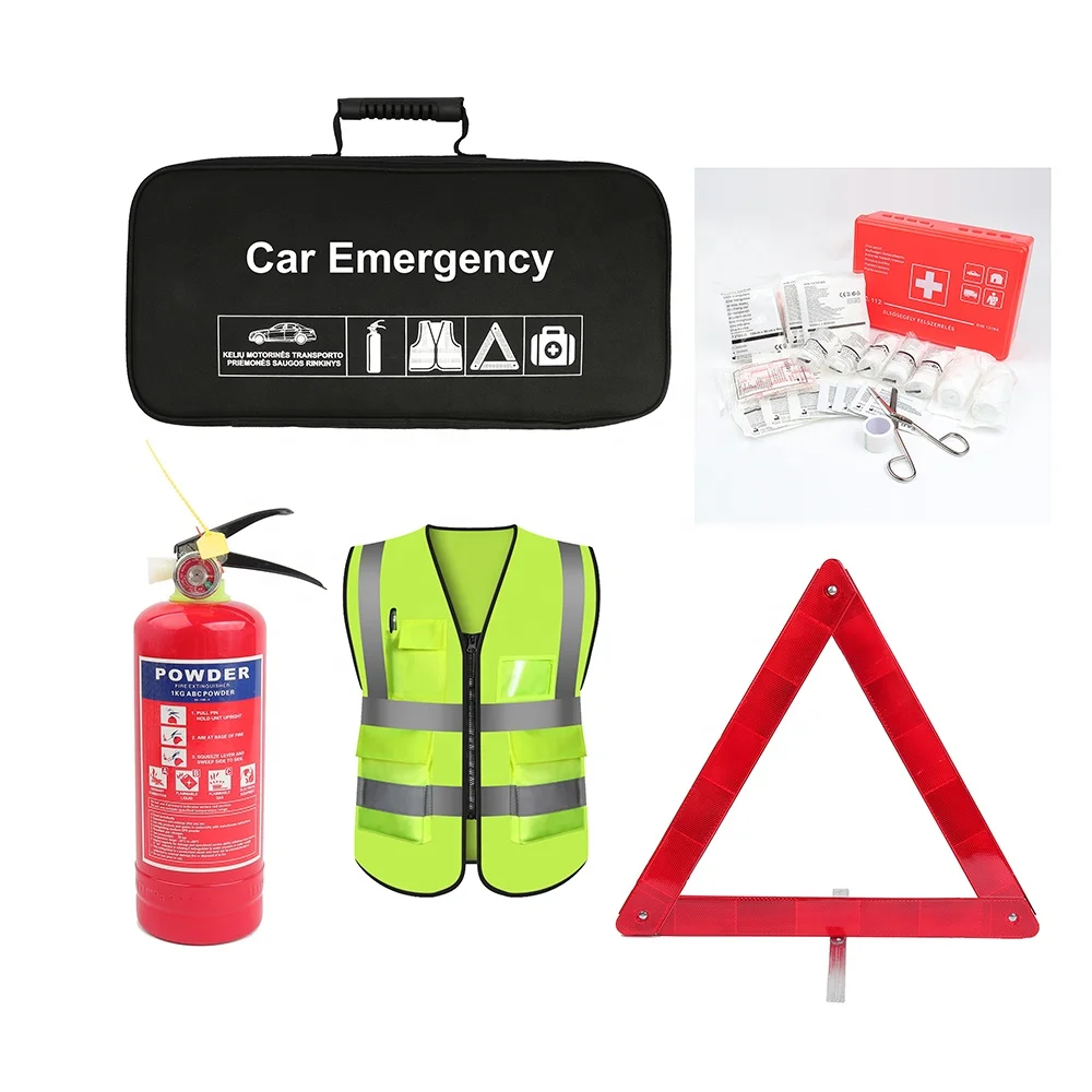 Custom OEM&ODM Large Capacity Emergency Survival Rescue First Aid Bag Car Medical First Aid Kit