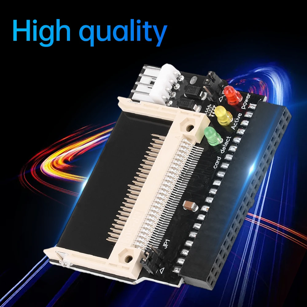 Cf para ide 3.5 polegadas 40pin conector cf macho para ide fêmea inicializável compacto cartão flash adaptador conversor placa riser para desktop pc