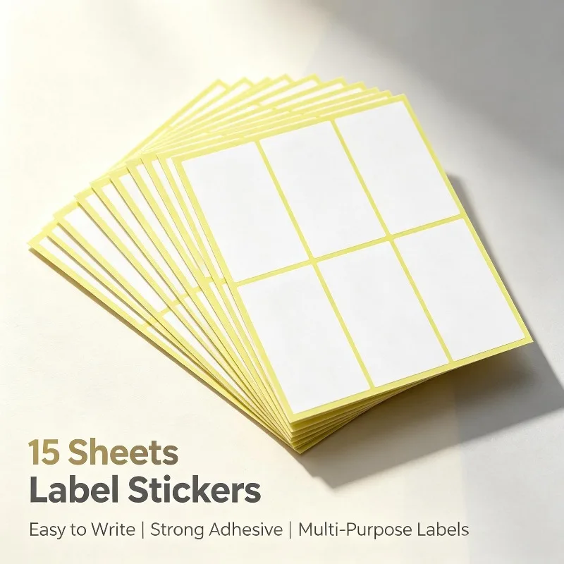 Versatile Labels StickersIdeal ，Ideal for Organizing Storage Containers, Moving, Office Use, And Home Use