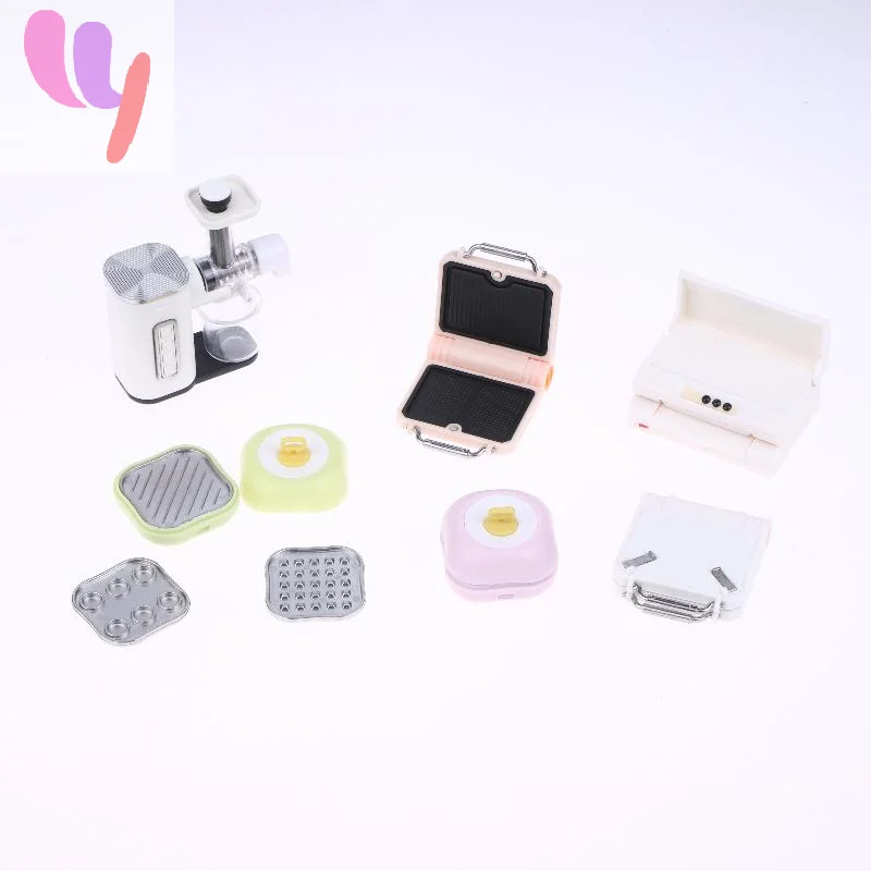 New Dollhouse Mini Kitchenware Dining Table Food Model Dollhouse Kitchen Decoration Dolls House Accessories Micro Scene Props