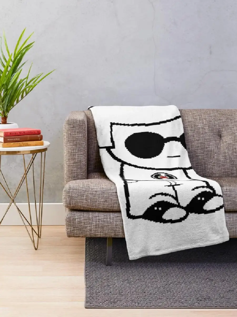 Dave Strider Homestuck Throw Blanket  Soft Cozy Plaid Design for Couch or Bed  Perfect Gift for Fans