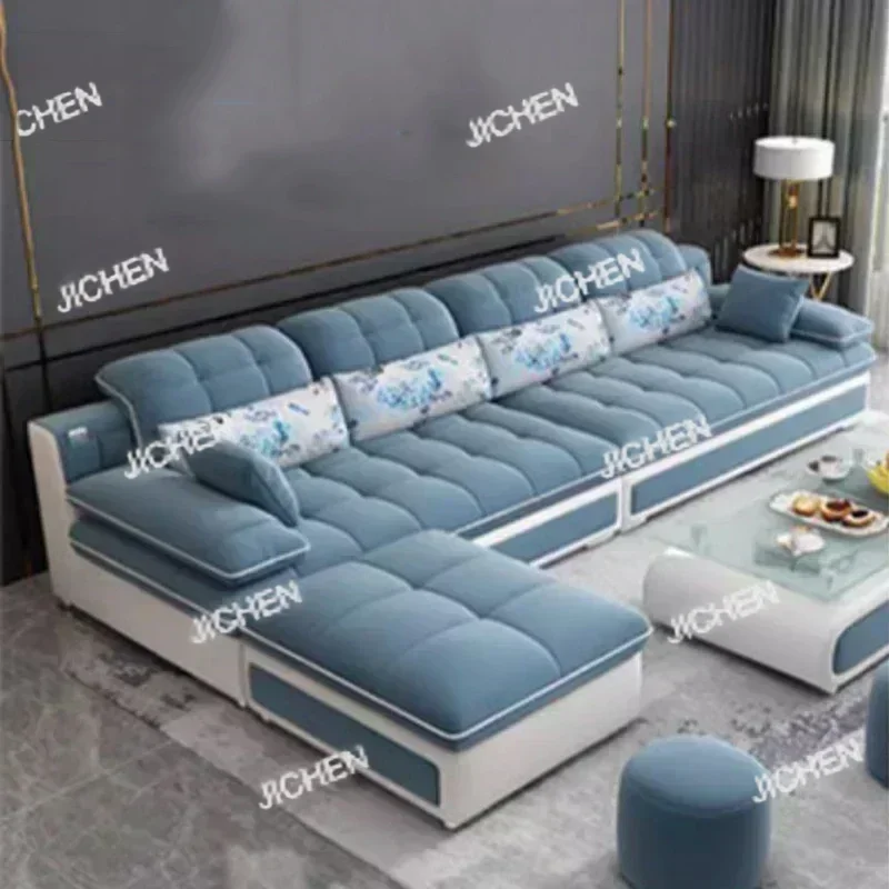 

HS Corner Recliner Living Room Sofas Children Nordic Cloud Accent Modern Living Room Sofas Luxury Divano Postmodern Furniture