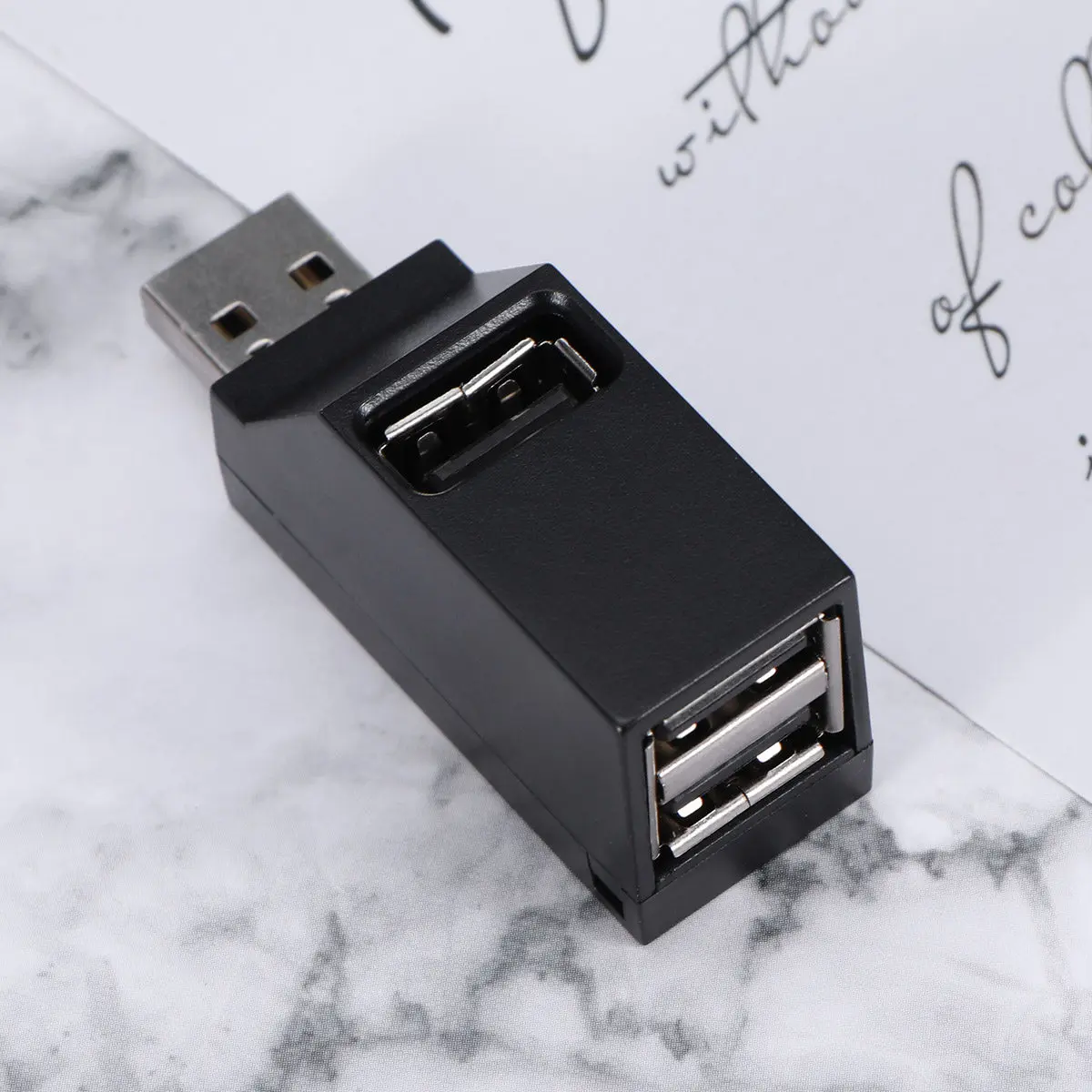

Компактный USB-концентратор 2.0 с 3 портами, Plug-and-Play, адаптер расширения USB-хаба для портативных жестких дисков, цифровых камер, звуковых карт