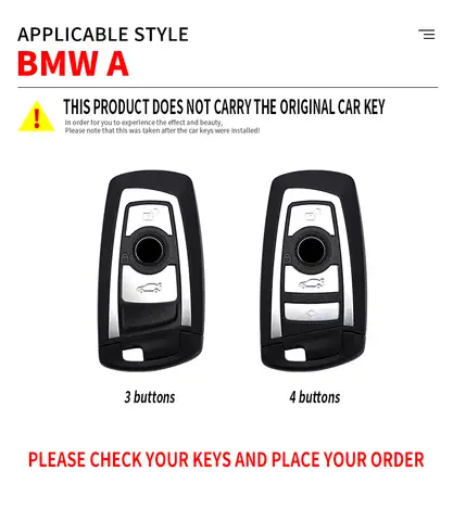 10 best selling bmw car key cover - №1