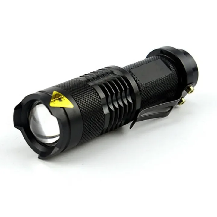 

New Mini Flashlight 2000 Lumens CREE Q5 LED Torch AA/14500 Adjustable Zoom Focus Torch Lamp Penlight Waterproof For Outdoor