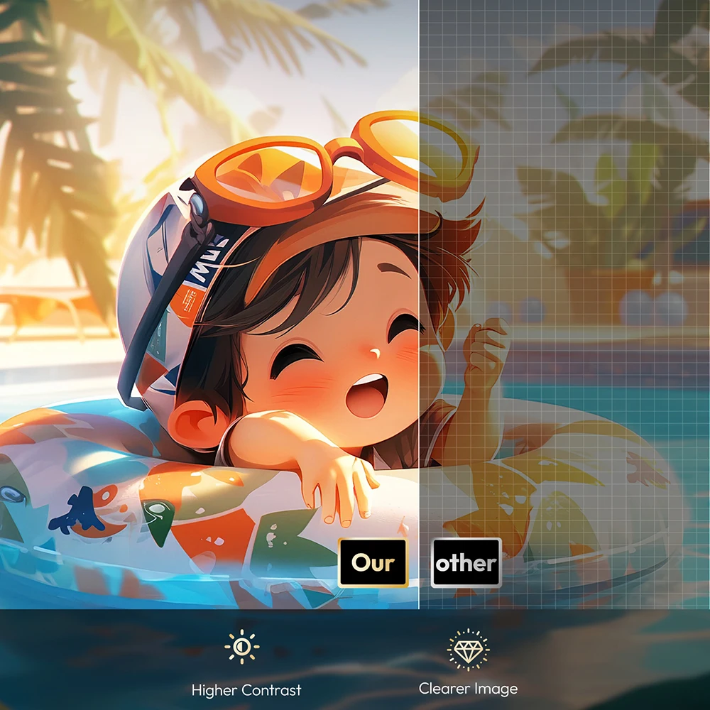 Экран для проектора из светоотражающей ткани, 72 дюйма, 84 дюйма, 100 дюйма, 120 дюйма, 130 дюйма