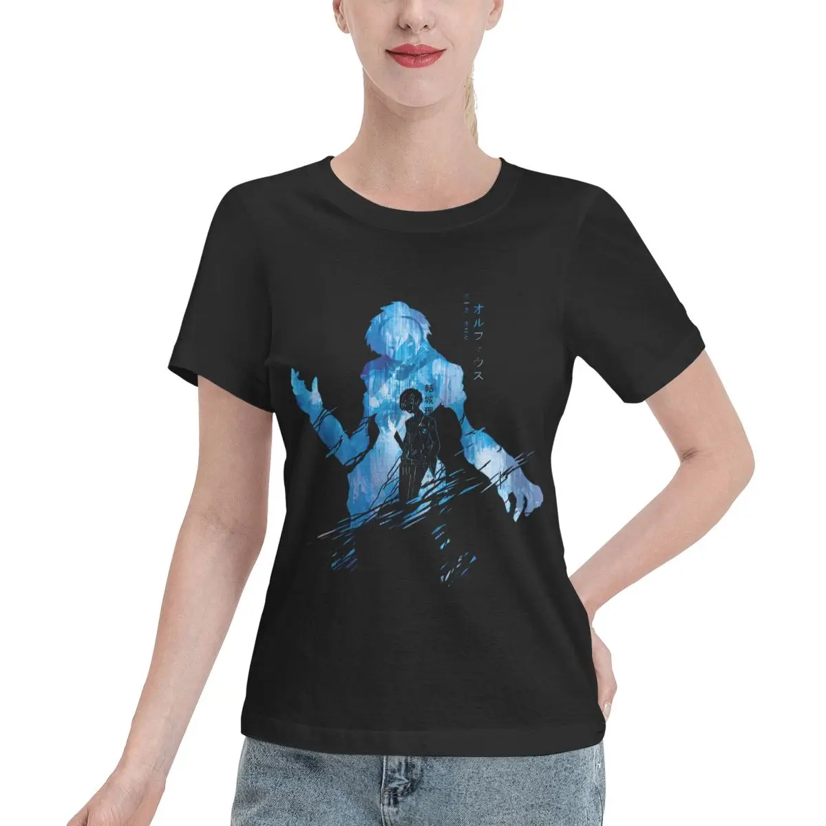 Ootd Favorite Orpheus Poetry Blue Ver Persona Women's T-shirt Streetwear Wear Resistant Top