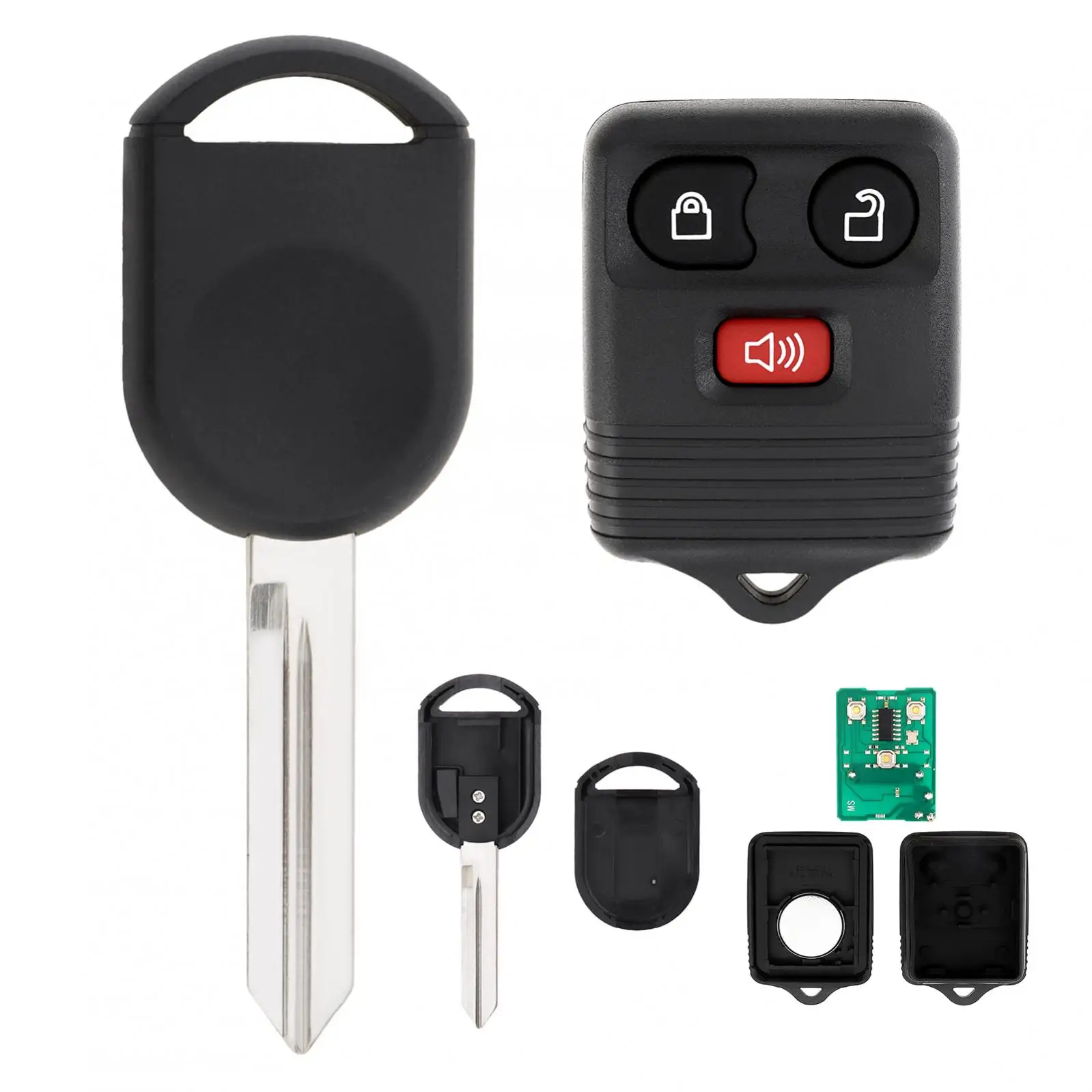 315Mhz Keyless Entry Remote key Fob with 4D63 40 Bit Chip CWTWB1U345 for Ford- Transit- Edge F-250 Super Duty F-350- Escape-	