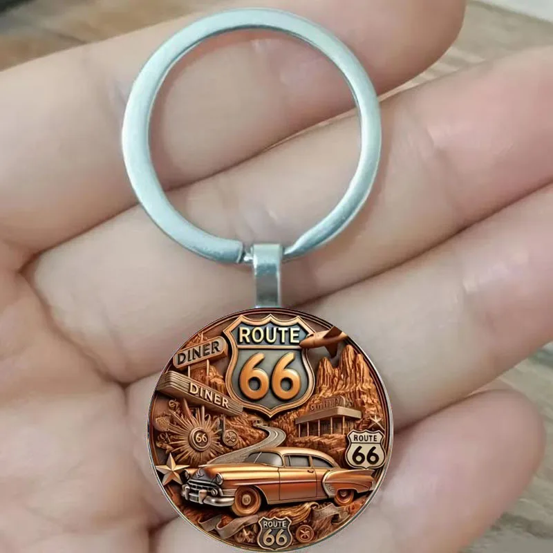 Retro Style Keychai…