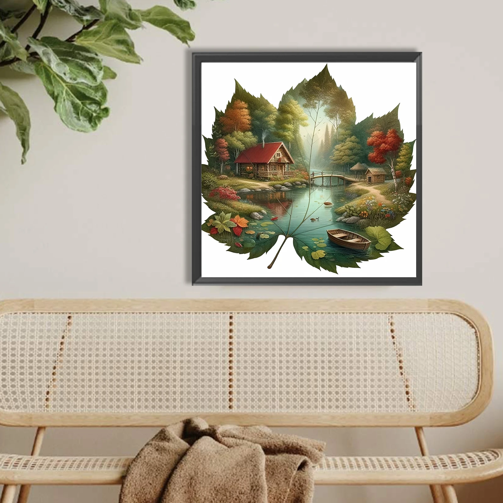 Abstract Landscape Full DIY 5D - đánh giá và giá Art Craft Ideas For Adults