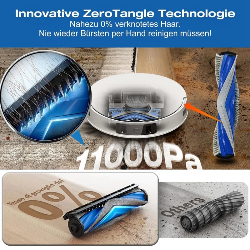ABJI-Pièces de rechange pour Ecovacs Deebot T30S ChlorRobot, aspirateur, brosses latérales principales, tampons de vadrouille HEPA Pound, sacs à poussière