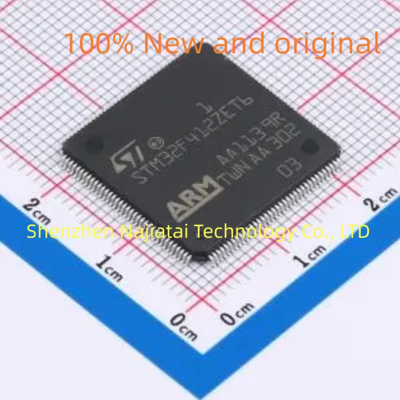 

5 шт./лот, 100% новый оригинальный чип STM32F412ZET6 LQFP144