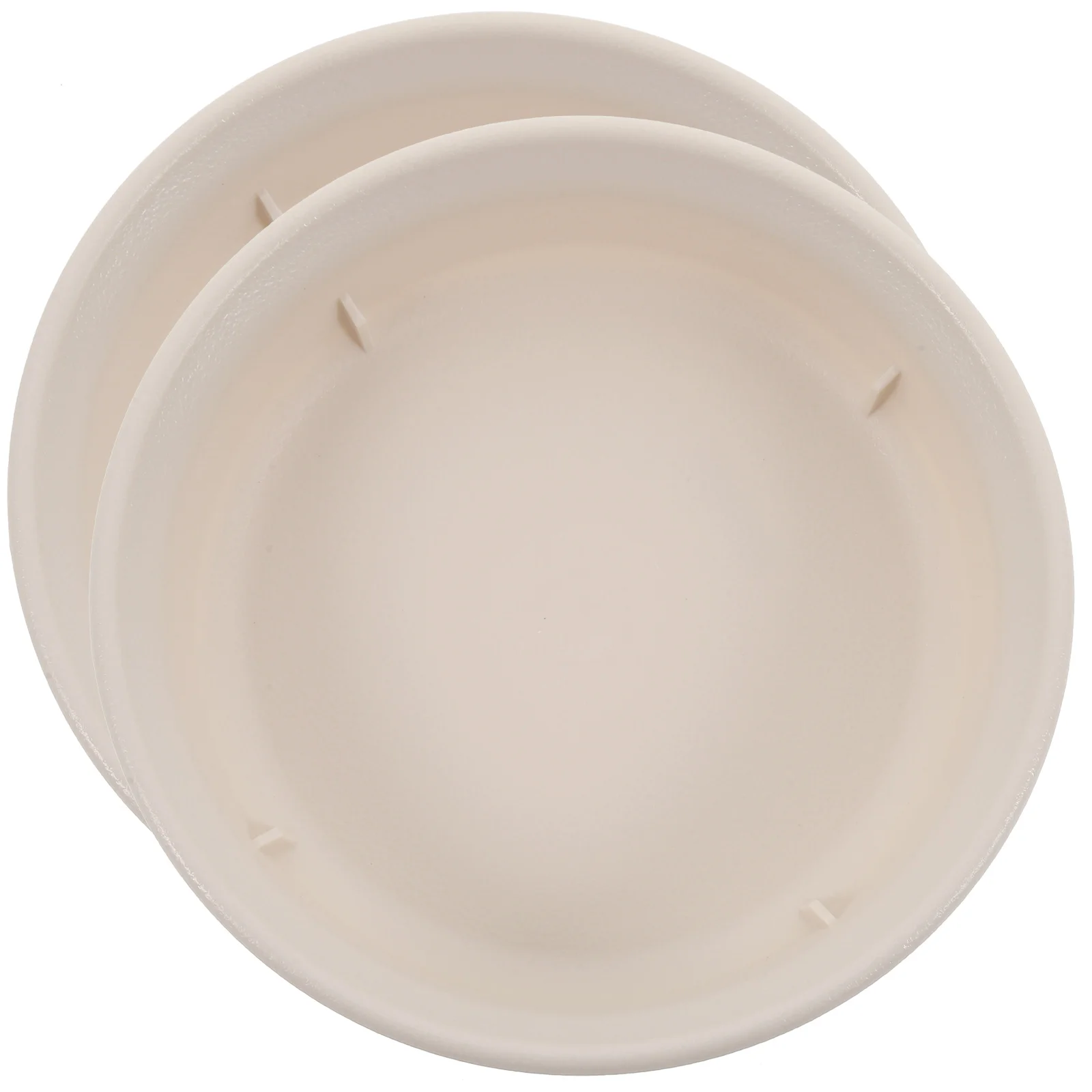 

2 Pcs Resin Tray Breathable Planter Water Trays for Plants Watering Flowerpot Saucer Drain Pan Thicken Saucers