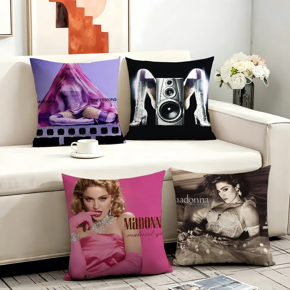 American singer M-Madonna cushion cover Comfortable Decorative For Bedroom Living room Dormitory Picnic and Holiday Decoration