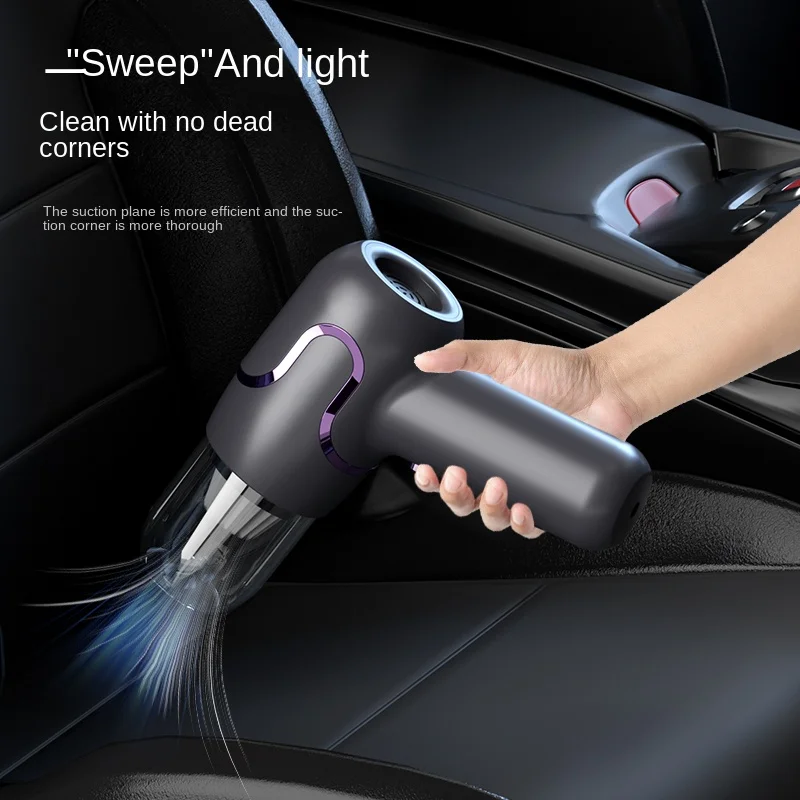 Portable Handheld Vacuum 5000Pa Cordless Car Vacuum Cleaner With Brushless Motor 4 In 1 For Keyboard, Home, Pet And Car view 3