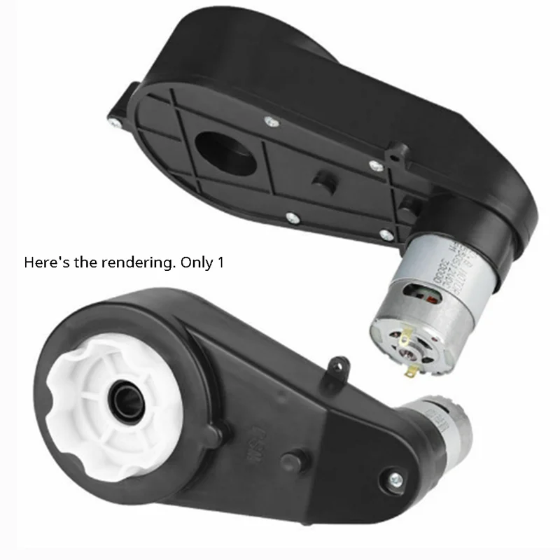 BEDW-1 Piece 12V550 Gearbox 40000 Rpm With Line Children's Electric Car  Car Motor Stroller Accessories Black 18X6x3cm