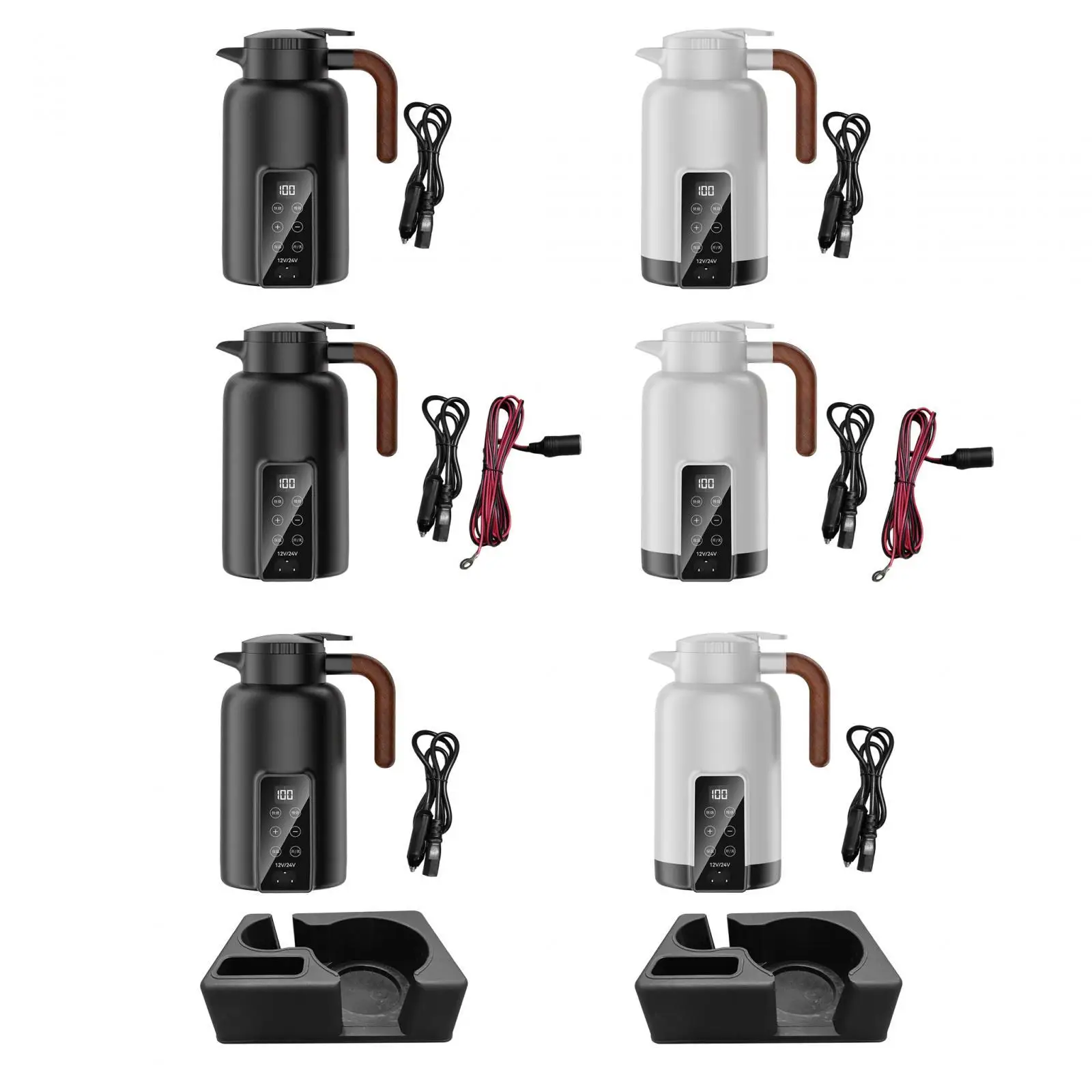 

Car Heating Cup 1.3L Car Electric Kettle for Tea Milk Heated Beverage