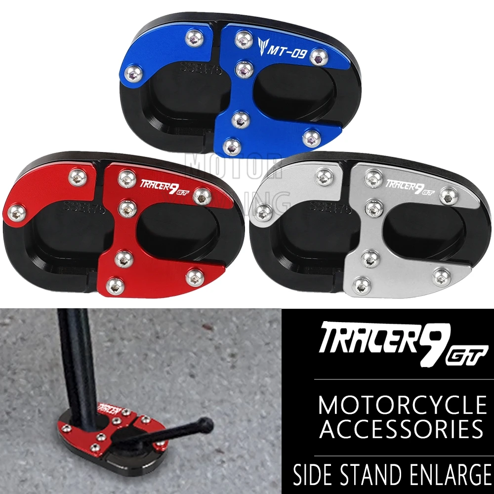 Für Yamaha MT09 MT-09 SP FZ09 Tracer 9 900 GT XSR900 GP 2015-2026 Motorrad Seitenständer Fußverbreiterung Zubehör