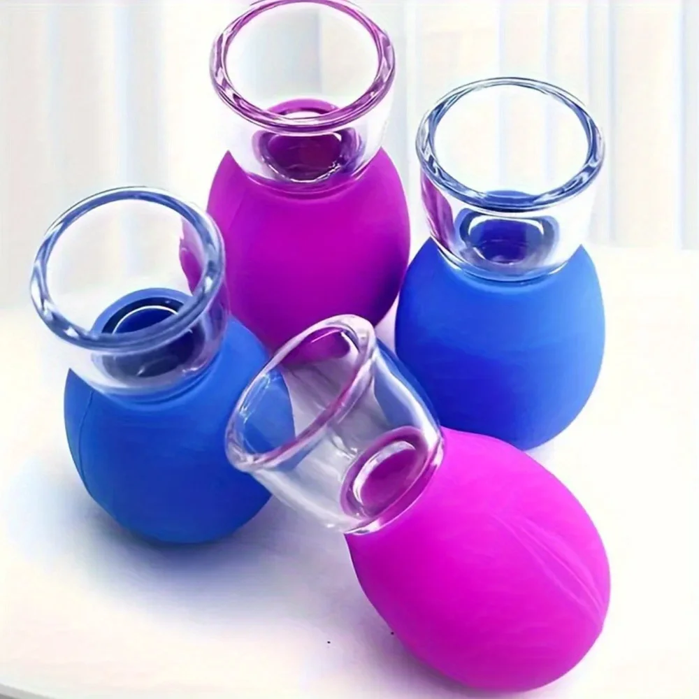 Lot de 10 mini-coupes de massage faciales - Coupes de massage en silicone pour le visage et le corps, outils de thérapie cutanée réutilisables