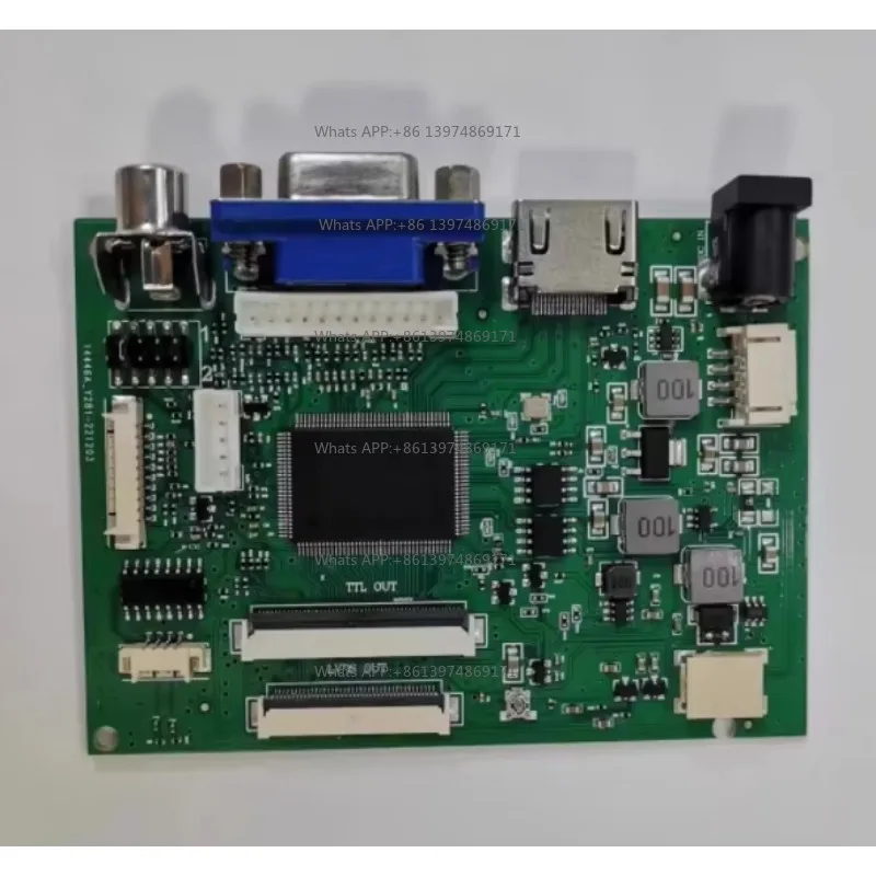 PCB800809 LVDS TTL Driver Board Upgrade With Built In Multi Screen Universal Driver Board