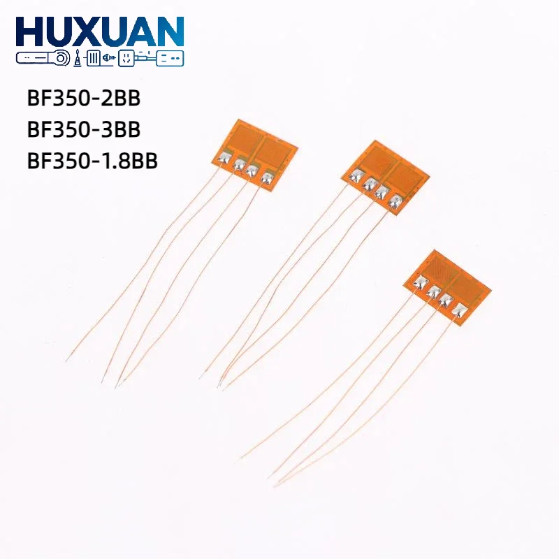 2Pcs BF350-1.8BB/2BB/3BB Foil Strain Gauge / Half Bridge Strain Gauge BB Series Strain Gauge