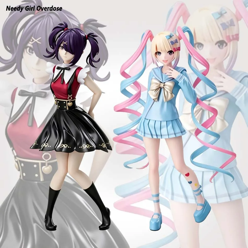 Heiße Aixlan NEEDY GIRL OVERDOSE Figur Rain KAnge PVC-Actionfigur Anime Erwachsenen-Mädchen-Statue Sammlerfigur Spielzeug Geschenk
