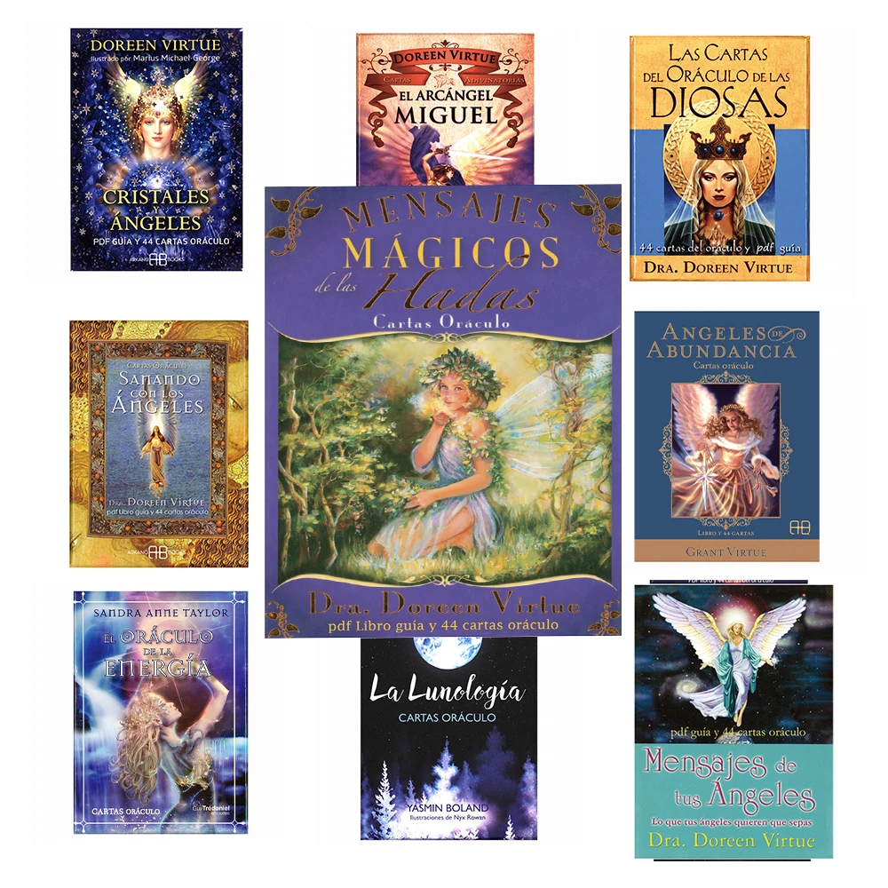 

Mensajes Mágicos de las Hadas:Cartas Oráculo.Idioma Español（Múltiples cartas de oráculo en español）12CM*8.7CM oracle en español