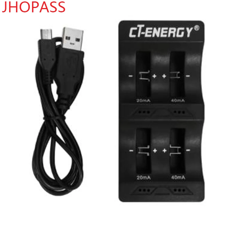 Bateria litowa ładowarka do 2032 LIR220 LIR1632 LIR2032 LIR2025 LIR2016 LIR2450 LIR2477 smart 3.6V USB 4 gniazdo ładowarka