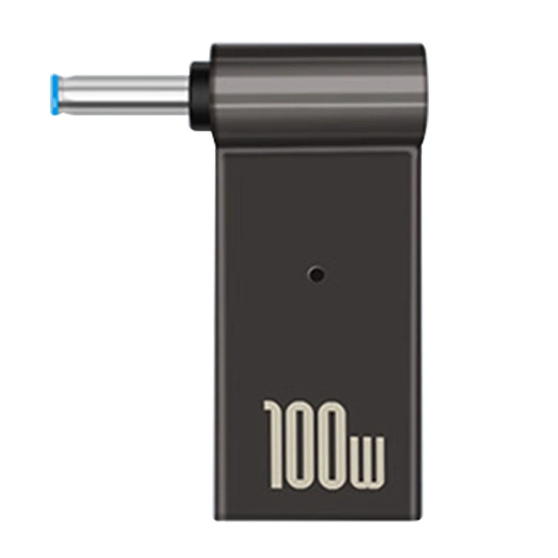 AA58 USB Type C Female To 4.5 X 3.0Mm Jack Plug Laptop Charging Adapter 100W PD Power Charger Connector Tip for HP