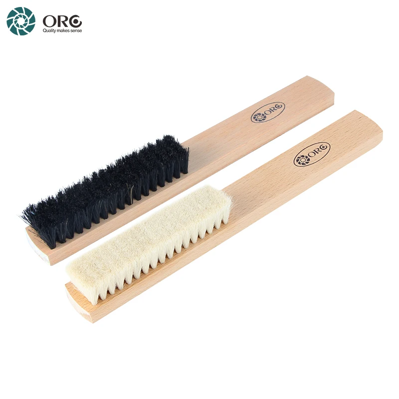 

ORO High Quality Black Chungking Bristle White Goat Hair 6x17R Wooden Handle Jewelry Hand Polishing Cleaning Brush 2PCS/PACK