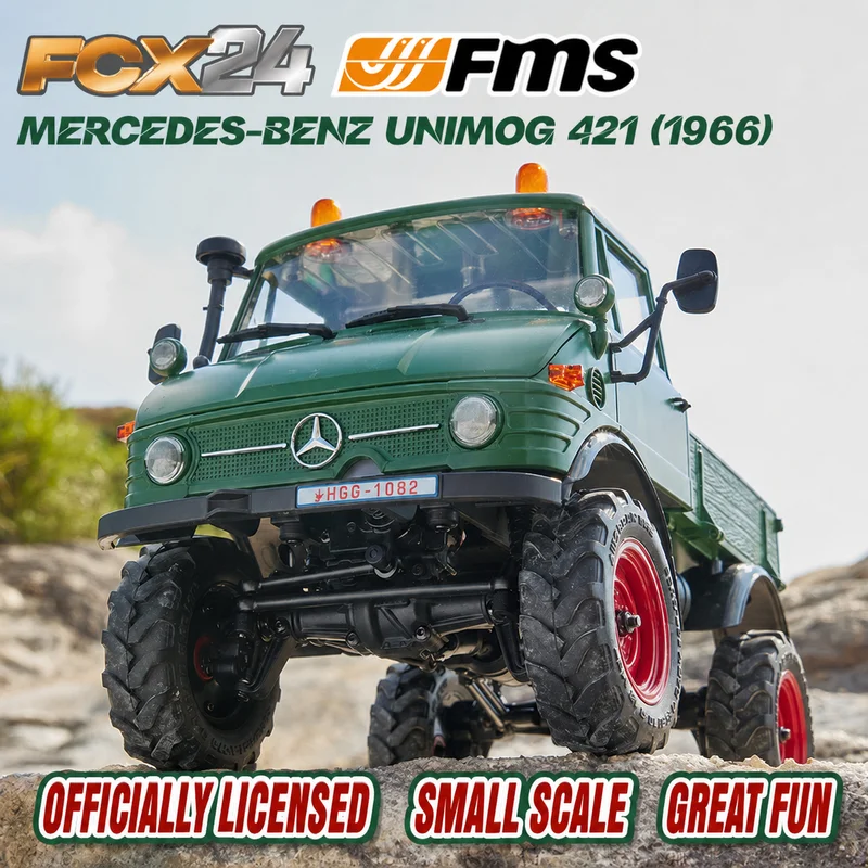Fms 1:24 Unimok Fcx Series Off-Road Four-Wheel Drive Rc Climbing Car Remote Control Electric Simulation Car Model Rtr