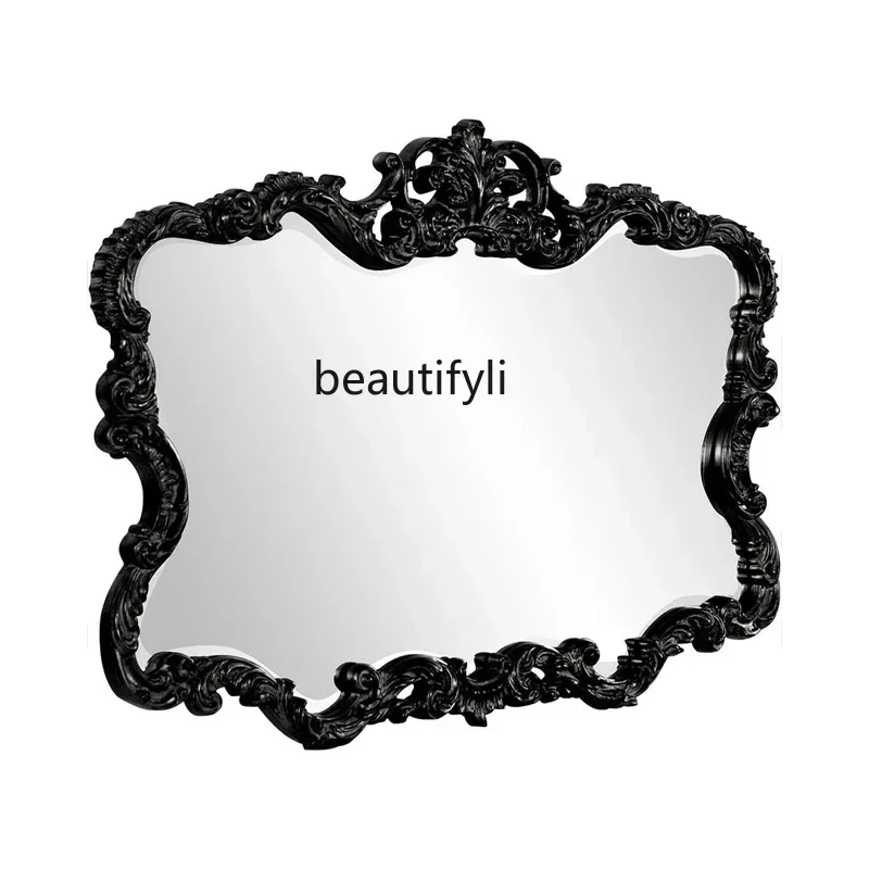 Hot sales European carved dressing French retro makeup toilet bathroom smart entrance decoration